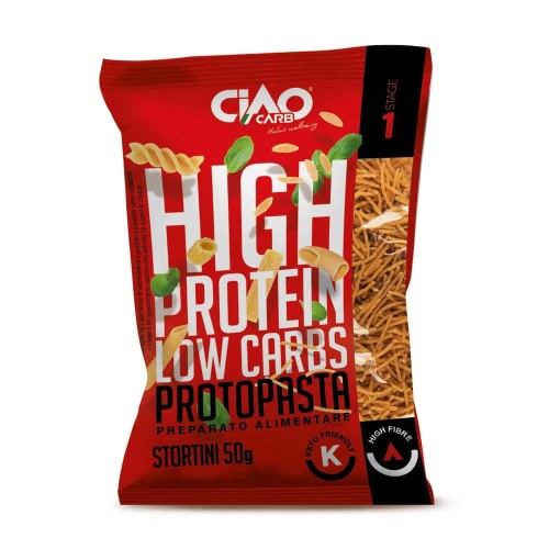 Przejdź do produktu Makaron stortini 50g Ciao Carb