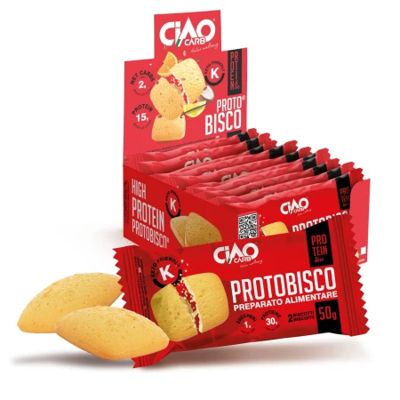 Ciastka o smaku waniliowo-cytrynowym 50g Ciao Carb