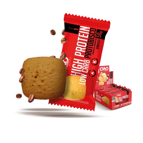Przejdź do produktu Ciastka o smaku kawowym 50g Ciao Carb