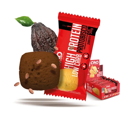 Ciastka o smaku Kakaowym 50g Ciao Carb