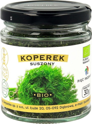 Przejdź do produktu Koperek suszony BIO 30 g Pięć Przemian