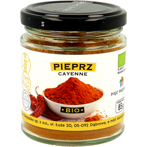 Przejdź do produktu Pieprz cayenne BIO 85 g Pięć Przemian