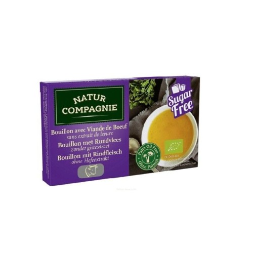 Przejdź do produktu Kostki wołowe bez dodatku cukru i drożdży BIO 80g Natur Compagnie