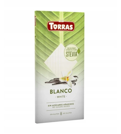 Czekolada biała ze stewią Torras 100 g