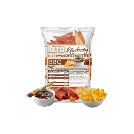 Niskowęglowodanowe Nachosy BBQ 75g Cambiolabs