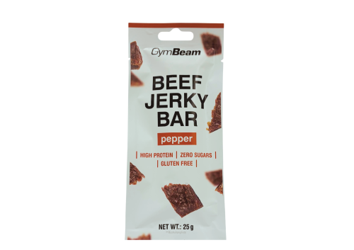 Przejdź do produktu Baton z Suszonej Wołowiny smak z dodatkiem pieprzu 25g GymBeam