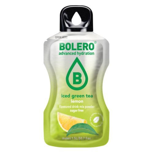 Przejdź do produktu Bolero 8g Iced Green Tea Lemon (Zielona herbata mrożona o smaku cytryny) ze stewią