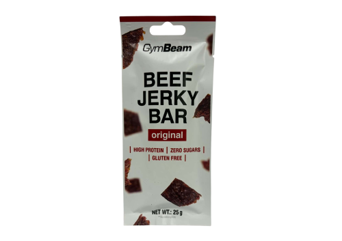 Przejdź do produktu Baton z Suszonej Wołowiny smak oryginalny 25g GymBeam