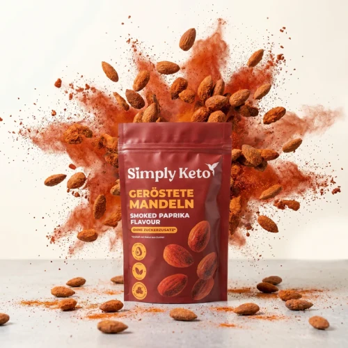 Przejdź do produktu Keto przekąska migdały w wędzonej papryce 125g Simply Keto