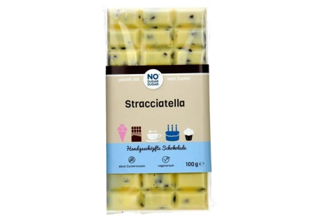 Czekolada rzemieślnicza Stracciatella 100g No Sugar Sugar