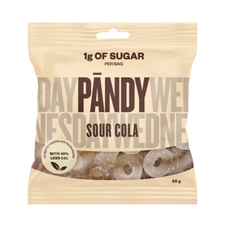 PANDY ŻELKI Sour Cola, 50 g