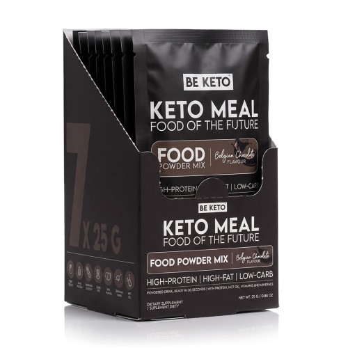 Przejdź do produktu Keto Posiłek Belgijska Czekolada 25g BeKeto
