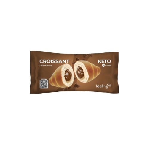 Przejdź do produktu Keto Croissant z nadzieniem czekoladowym 50g- FeelingOK