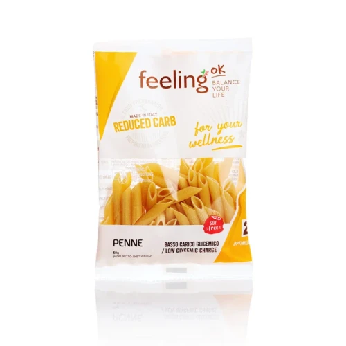 Przejdź do produktu Low-Carb Makaron penne o niskiej zawartości węglowodanów 50 g FeelingOK