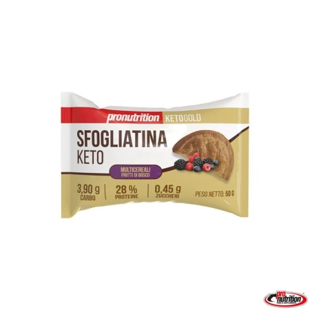 Keto ciastko francuskie z nadzieniem z owoców leśnych 50g Pronutrtion