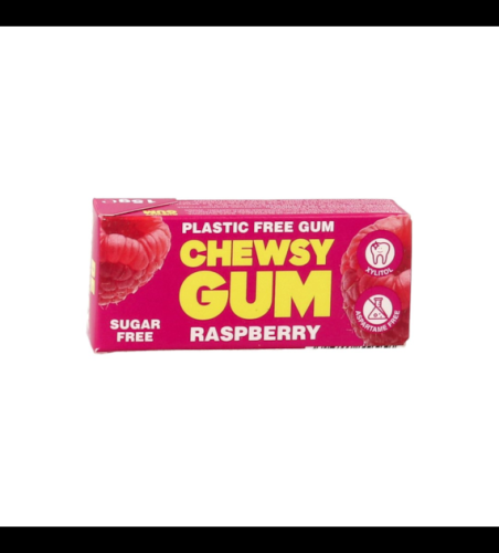 Przejdź do produktu Chewsy guma do żucia malinowa z ksylitolem 15 g
