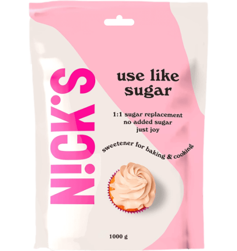 Przejdź do produktu Słodzik w proszku 300g Nick's