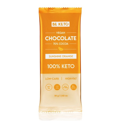 Przejdź do produktu Wegańska Keto Czekolada z Olejem MCT - Słoneczna Pomarańcza 80g
