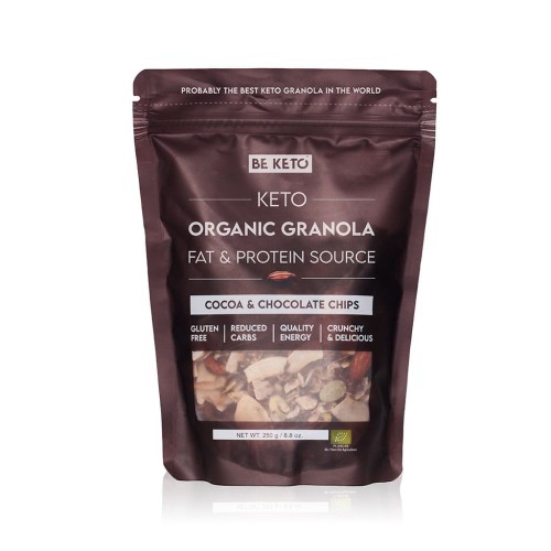 Przejdź do produktu BIO Keto Granola - Kakao i Czekolada 250g Be Keto