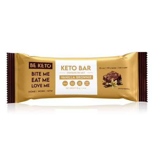 Przejdź do produktu Keto Baton - Waniliowe Brownie 40g Be Keto
