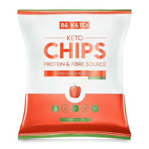 Przejdź do produktu Keto Chipsy - Świeża Czerwona Papryka 30g