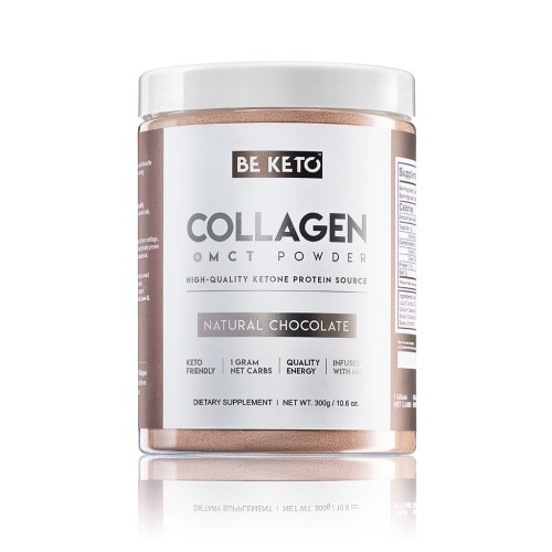 Przejdź do produktu Keto Kolagen z olejem MCT - Naturalna Czekolada 300g Be Keto