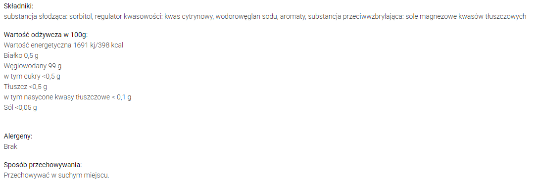 Drażetki bez cukru o smaku Tutti Frutti DROPX 20g.png