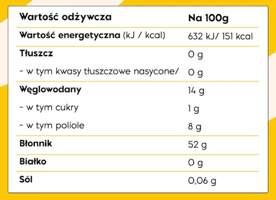 Keto Low Carb Syrop błonnikowy o smaku miodu  Nick's 300 g