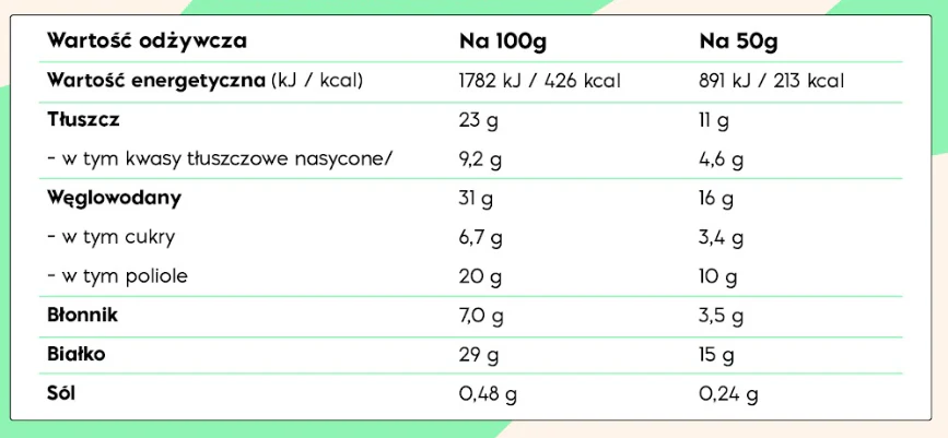 Baton Keto Low Carb Nick's proteinowy czekoladowy chrupiący 50 g