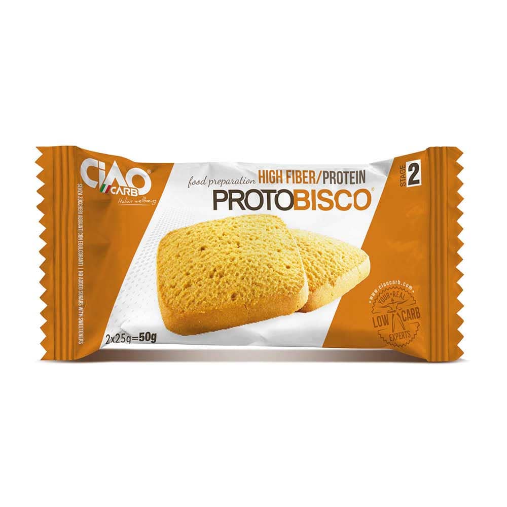 Ciastka bogate w błonnik o smaku kakaowym 50g Ciao Carb