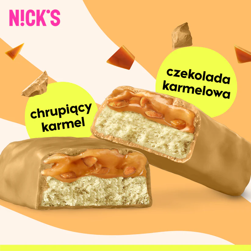 Baton Proteinowy Dulce de Leche 50g Nick's