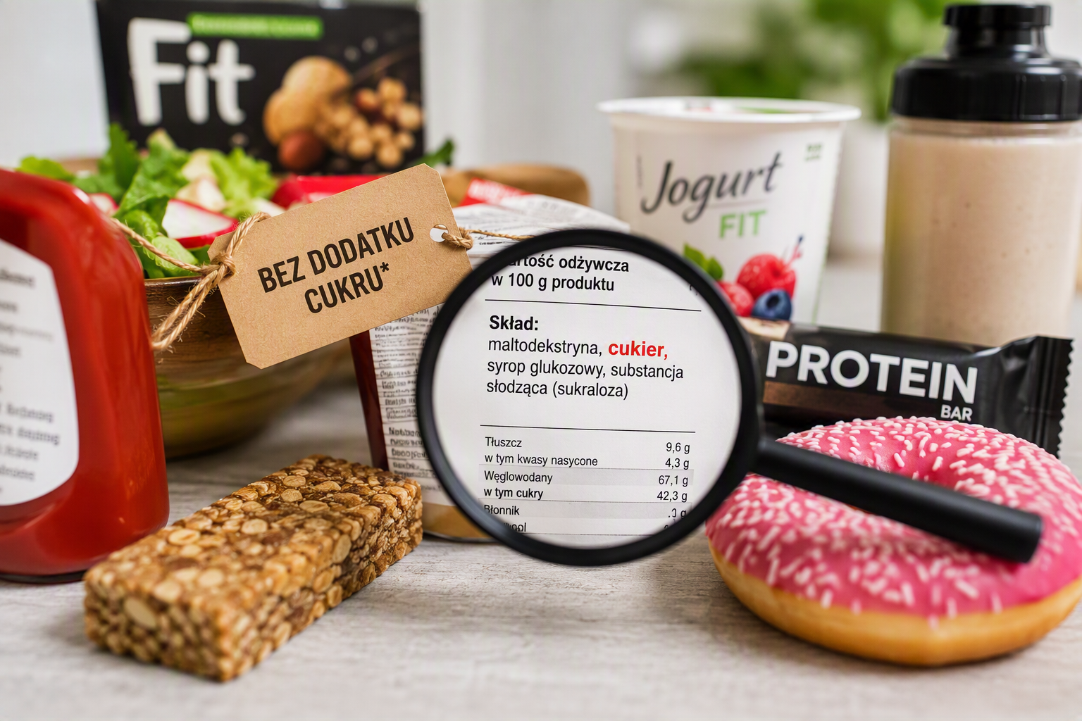 Ukryty cukier w produktach fit - czego unikać na keto i low carb?