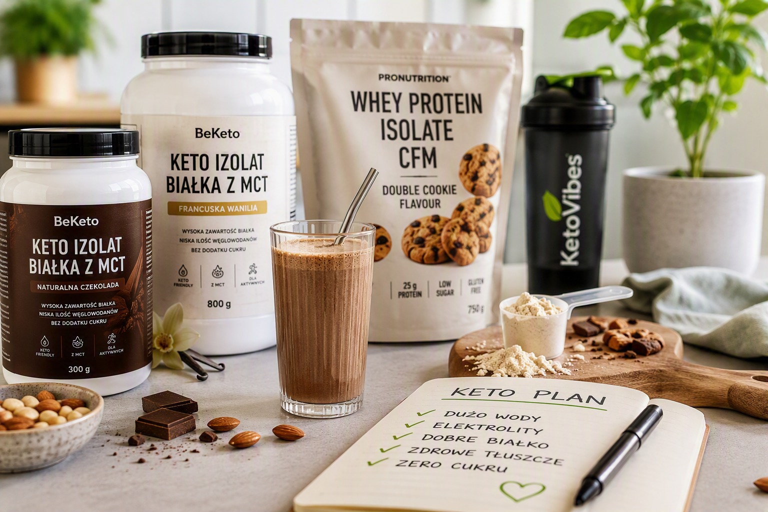 Białko na keto — WPC, izolat czy białko z MCT? Jak wybrać odżywkę low carb?